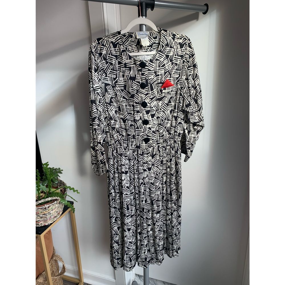 80s Leslie Fay Dress - Size 16 💕Valentine’ Day Dress💕
